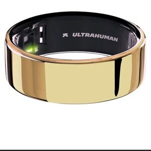 Ultrahuman Ring AIR Smart Ring Wearable Size 08 Gold Health Sleep Tracker NIB